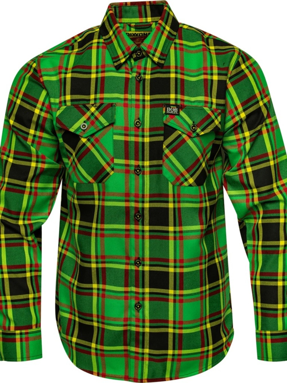 NWT Dixxon Flannel Co. x Bob Marley "One Love" Limited Edition Flannel Men’s L